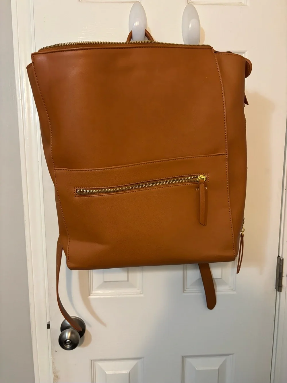 Fawn design brown diaper bag unisex